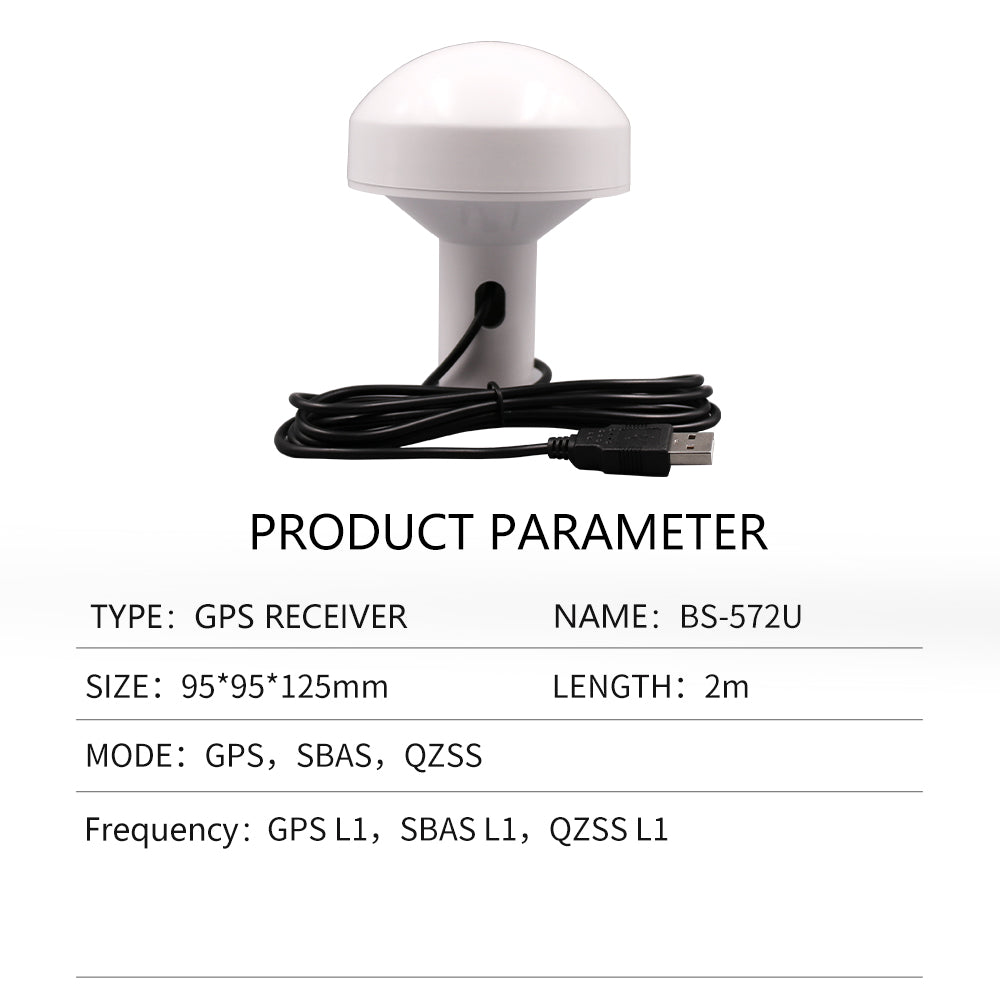 Beitian GNSS mushroom head receiver high gain 35 ceramic chip AIS navigation GPS marine ship BP-573DU Beitian GNSS mushroom head receiver high gain 35 ceramic chip AIS navigation GPS marine ship BP-573DU